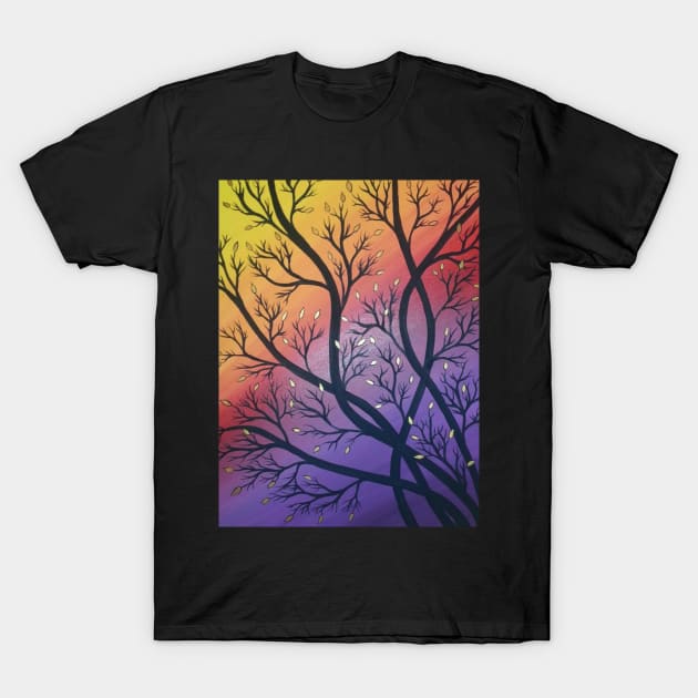 Colorful Tree. T-Shirt by mkeith9